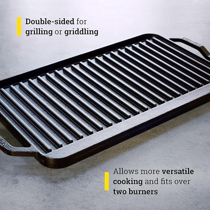 Lodge Chef Collection Reversible Grill/Griddle 19.5x10"