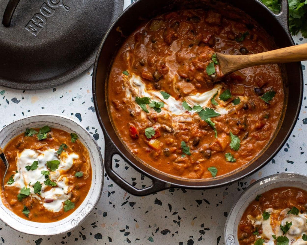 Lodge Cast Iron Double Dutch Oven 5QT