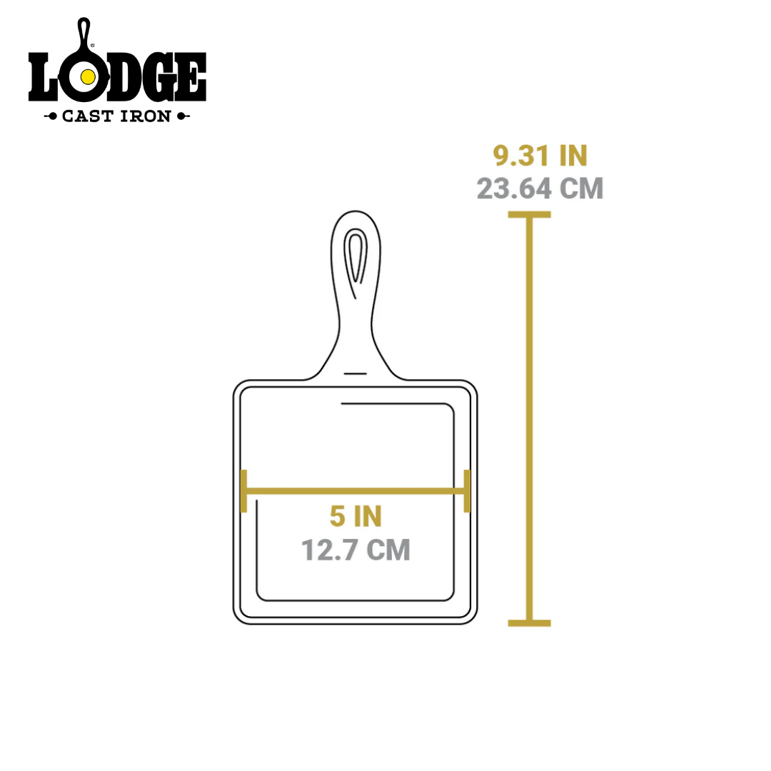 Lodge Cast Iron Skillet Pan Square 5.5"