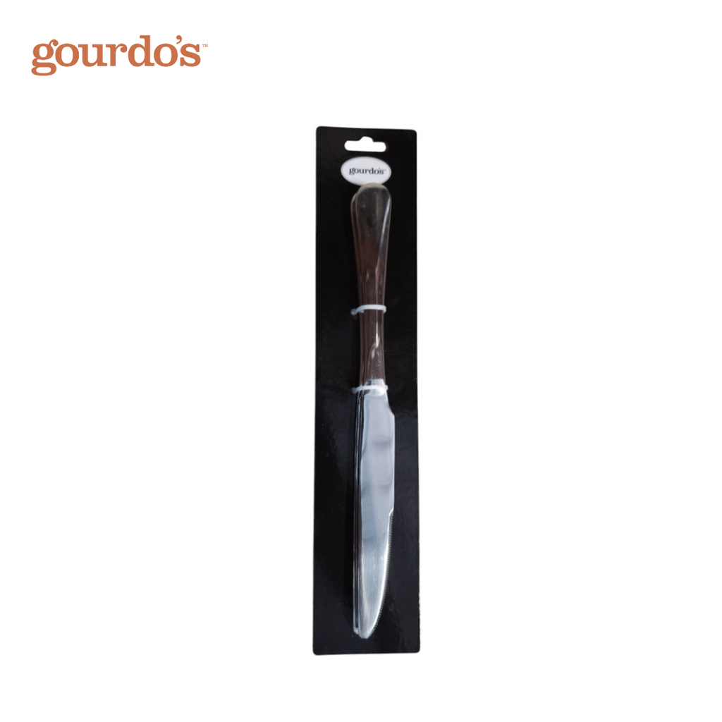 Gourdo's Dinner Knife Mesa 18/0 Mirror Polish Set Of 2