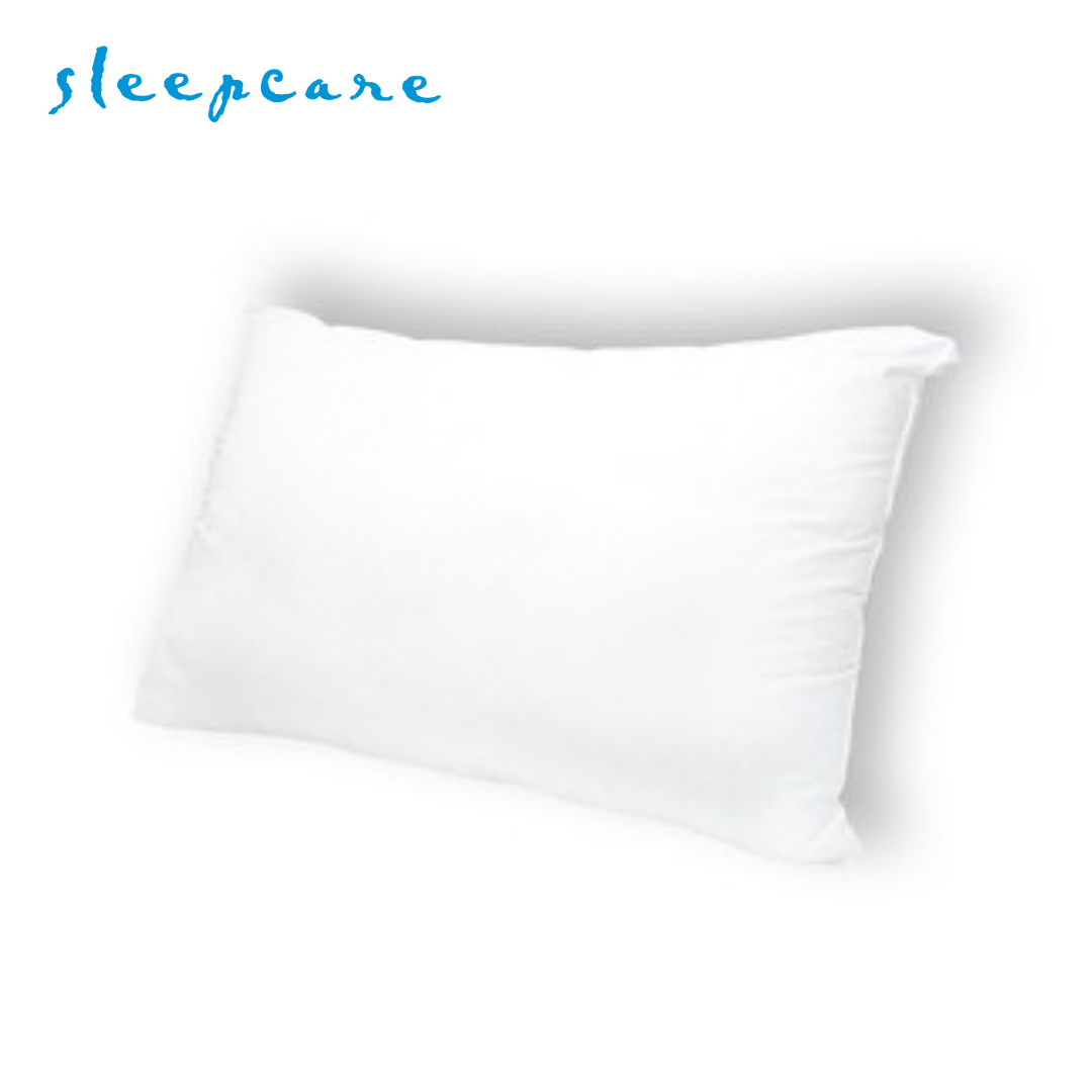 Sleepcare HealthGuard Anti-Bacterial Anti-Bed Bug Queen Pillow with 800g Polyester Polyfill and 200-Thread Count