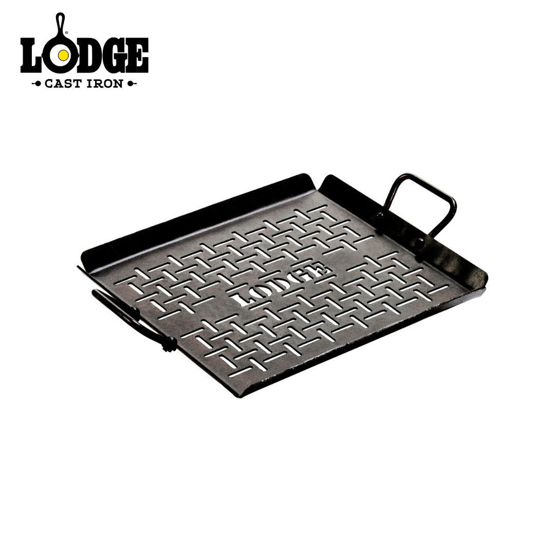 Lodge Seasoned Carbon Steel Grill Pan 13x12"