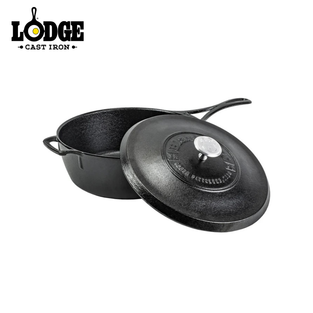 Lodge Blacklock Collection Deep Skillet with Lid 4QT
