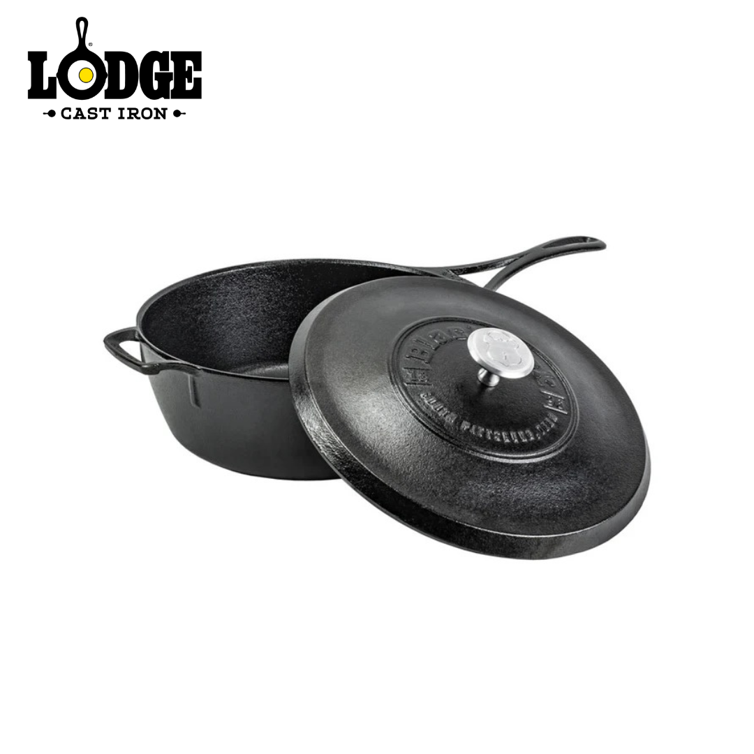 Lodge Blacklock Collection Deep Skillet with Lid 4QT