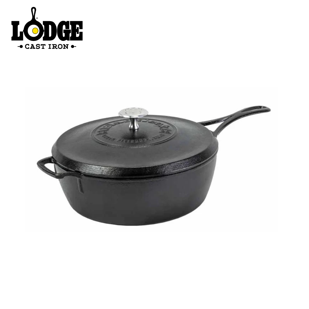 Lodge Blacklock Collection Deep Skillet with Lid 4QT