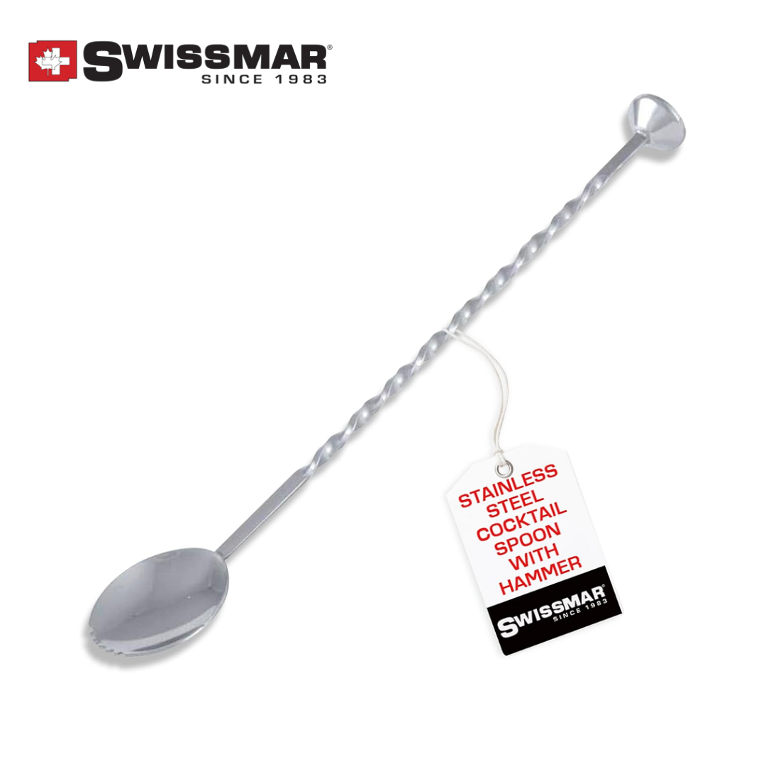 Swissmar Cocktail Spoon-Hammer Stainless Steel Polished