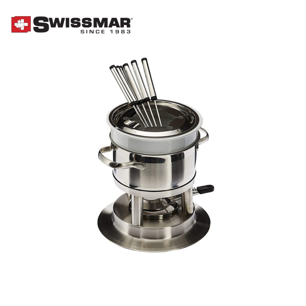Swissmar Arosa 11pc Fondue Set Stainless Steel