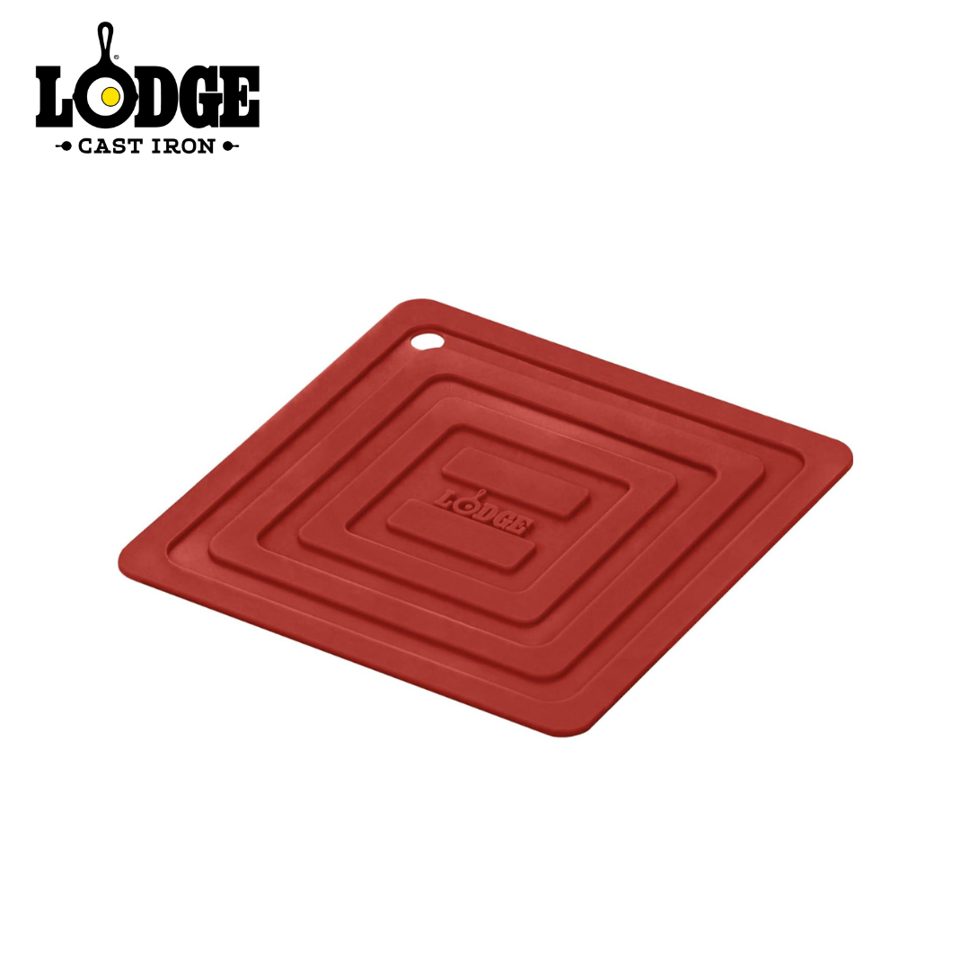 Lodge Pot Holder Silicone Red 6"