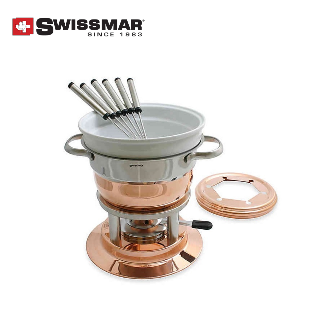 Swissmar Lausanne 11pc Fondue Set Copper