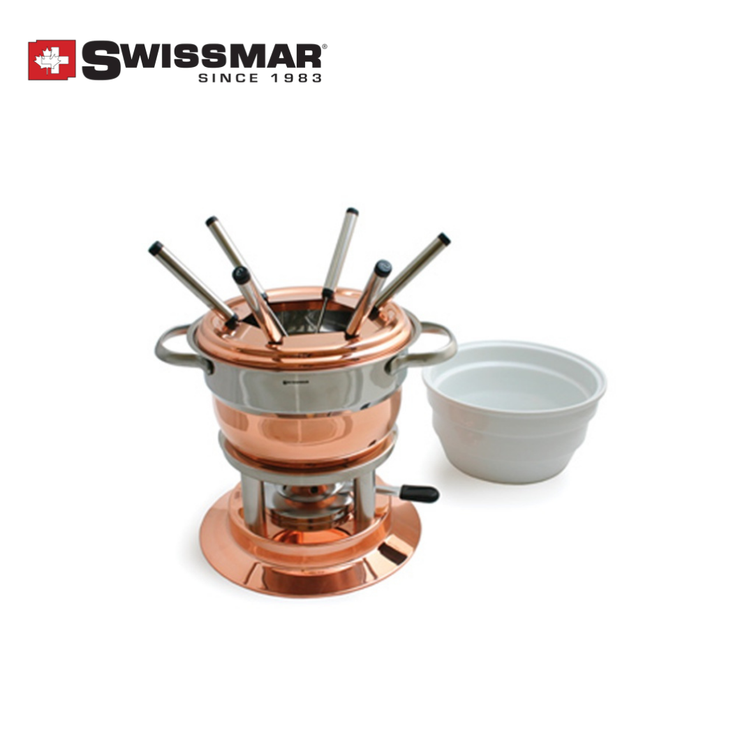 Swissmar Lausanne 11pc Fondue Set Copper